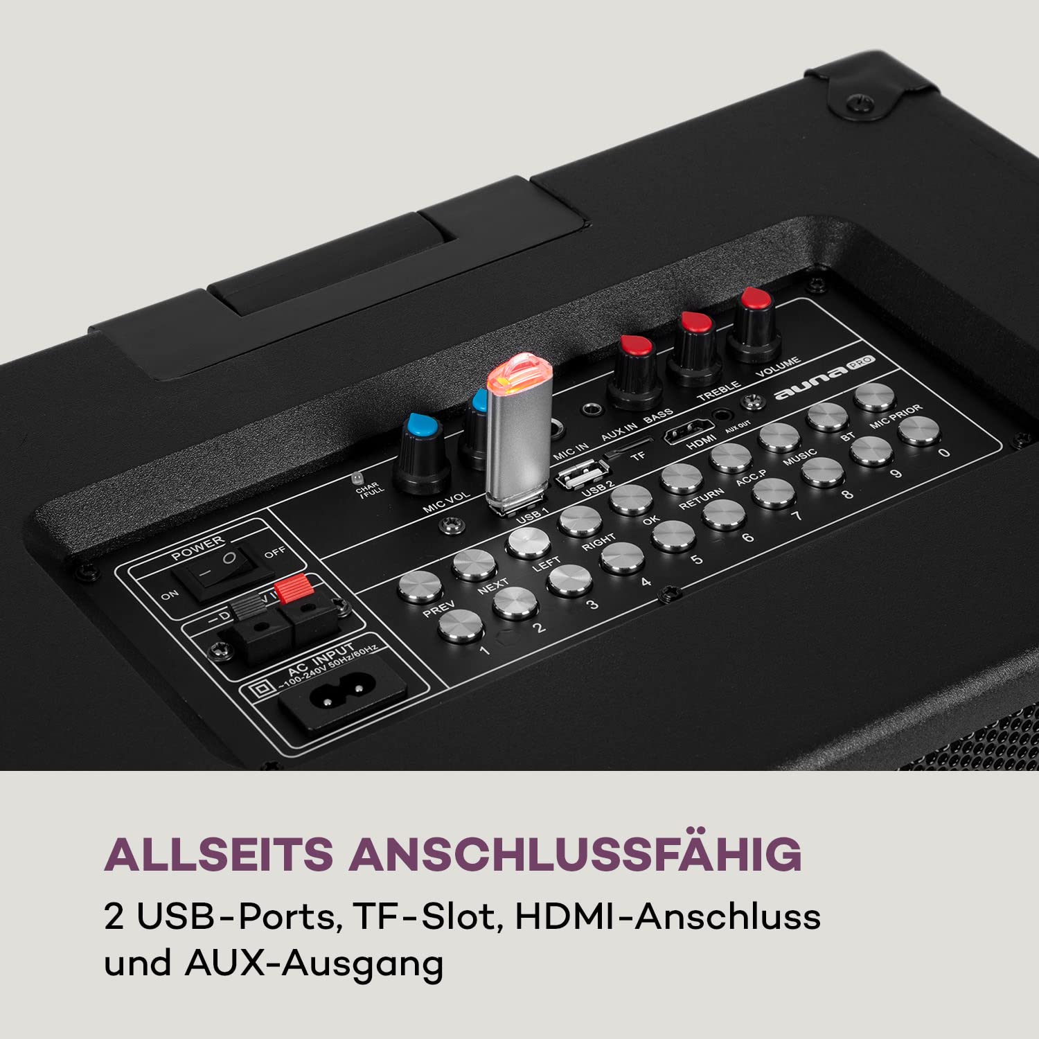 auna-pa-karaoke-maschine-mit-2-mikrofonen-12-1-cm-display-wifi-und-bluetooth-2 image 8