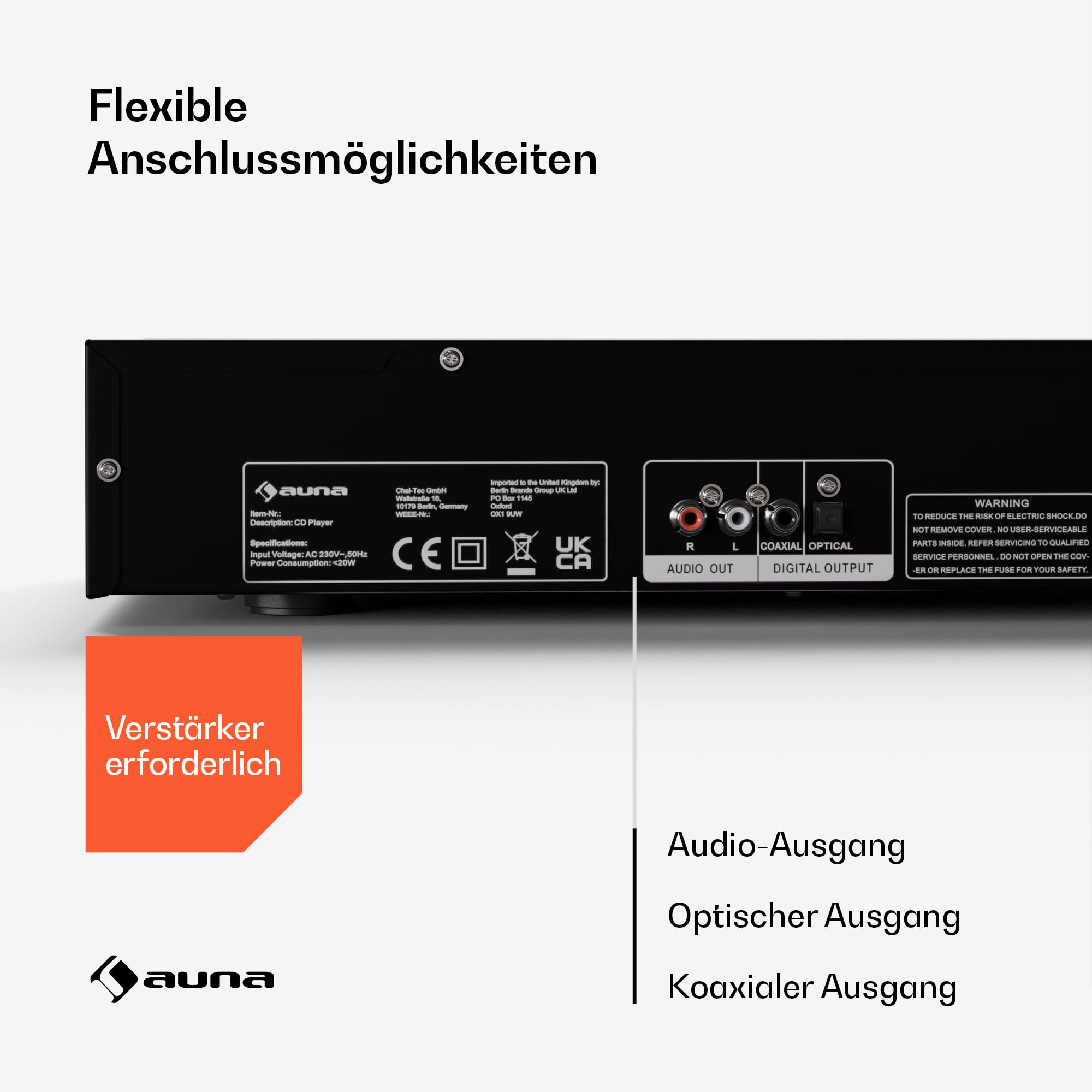 auna-art22-hifi-cd-player-mit-slot-in-usb-und-fernbedienung-silber image 5