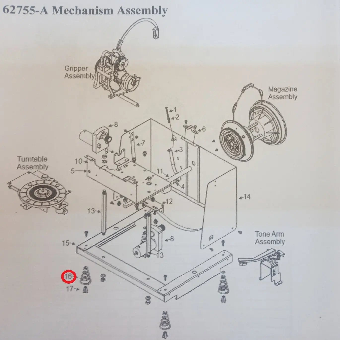 rock-ola-mechanism-base-compression-spring-ersatzfeder-62812-57167 image 2