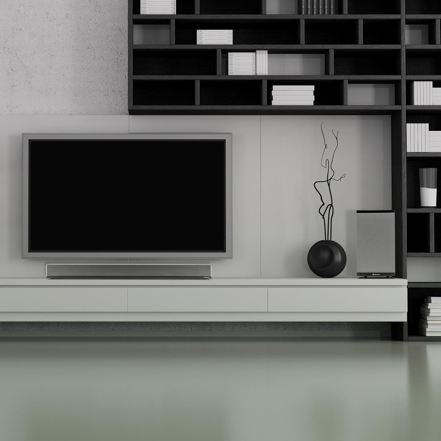 auna-areal-bar-950-2-1-soundbar-mit-subwoofer-140w-bluetooth-usb-grau image 6