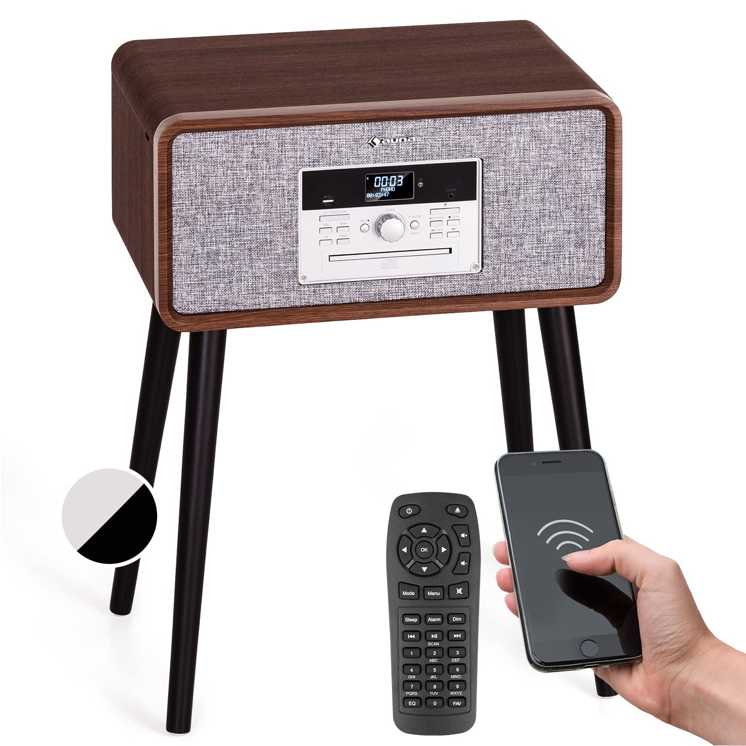 auna-plattenspieler-mit-lautsprecher-cd-usb-dab-fm-und-bluetooth-mit-beinen image 7