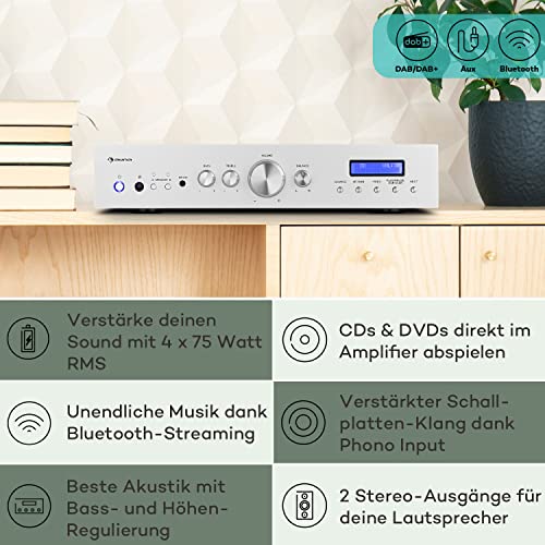 auna-hifi-stereo-mini-verst-rker-2-kanal-mit-bass-treble-regler-dab-radio-und-fe image 8