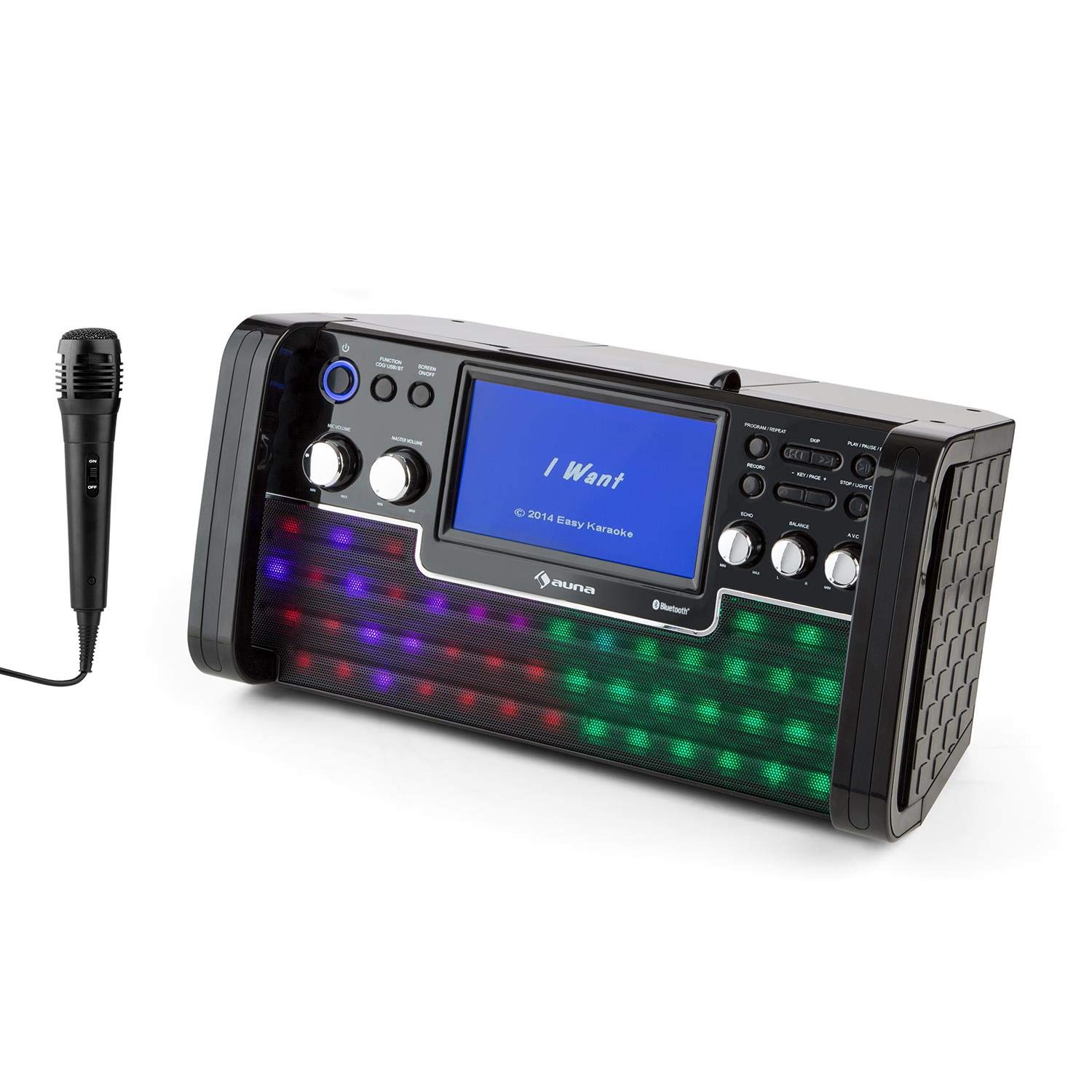 auna-discofever-led-karaoke-anlage-mit-7-zoll-tft-cd-und-bluetooth-schwarz image 7