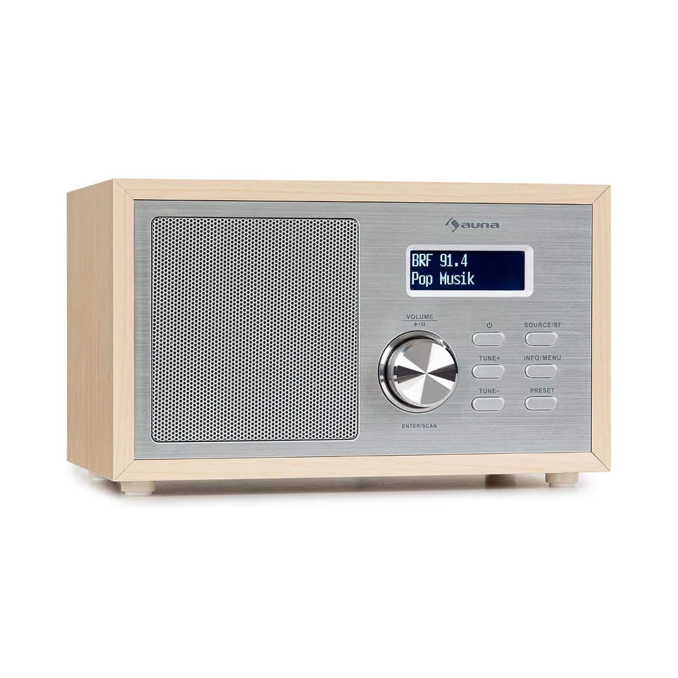 auna-ambient-dab-radio-mit-bluetooth-5-0-holzoptik-braun image 1