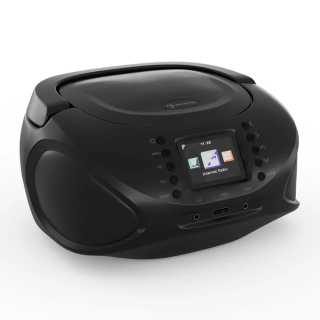auna-roadie-smart-tragbare-stereoanlage-cd-mp3-internet-dab-ukw-radio-bluetooth- image 1