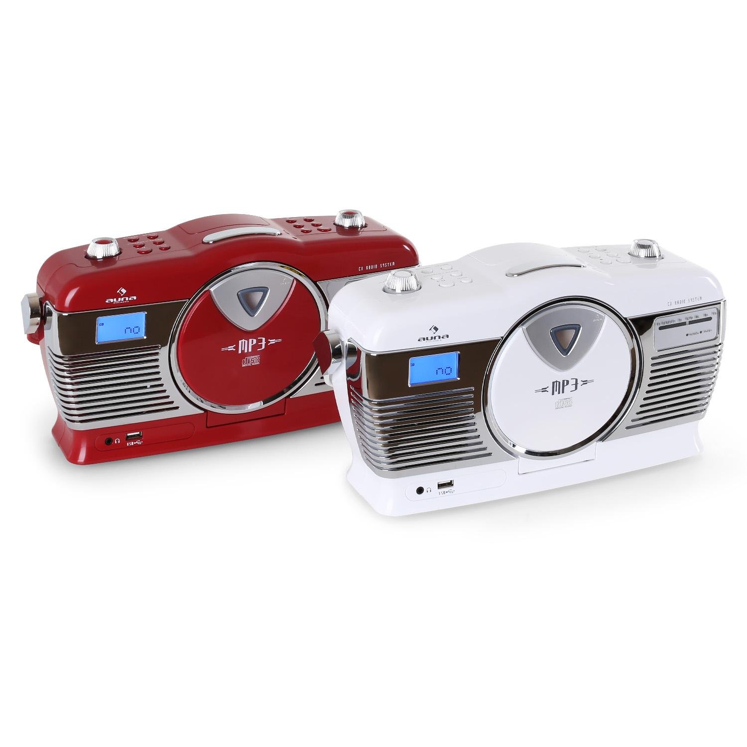 auna-rcd-70-retro-cd-radio-mit-ukw-und-usb-im-vintage-koffer-rot image 5