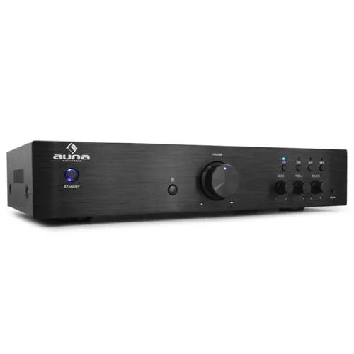 auna-mini-hifi-stereo-verst-rker-mit-fernbedienung-bass-treble-regler-und-usb-au image 1