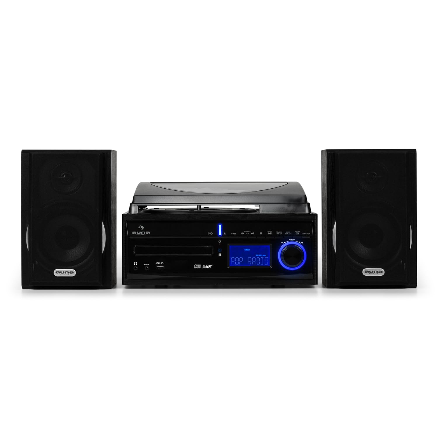 auna-mg-ds2-hifi-stereoanlage-schwarz-plattenspieler-cd-radio-mit-lautsprecher image 3