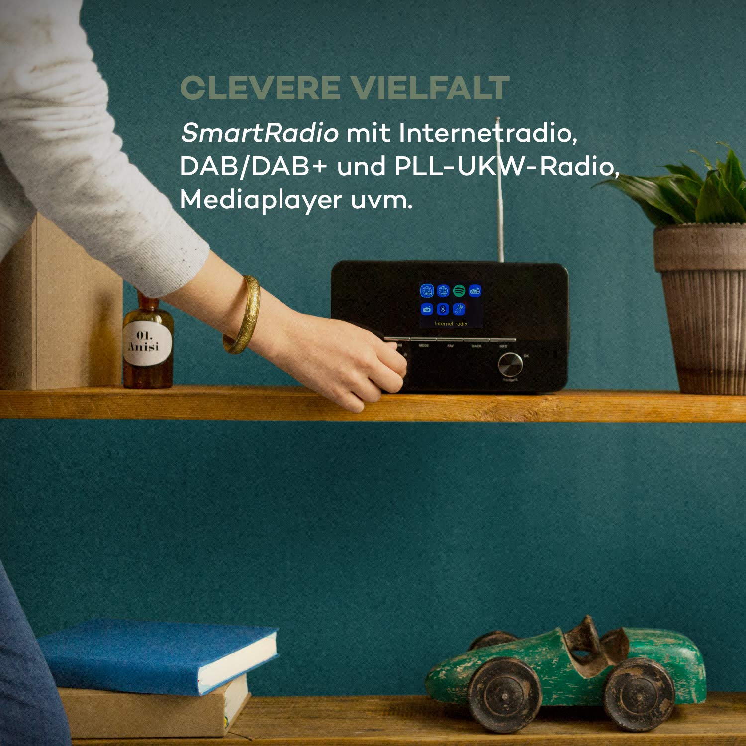 auna-connect-150-se-smart-radio-mit-internetradio-dab-ukw-spotify-und-bluetooth- image 2