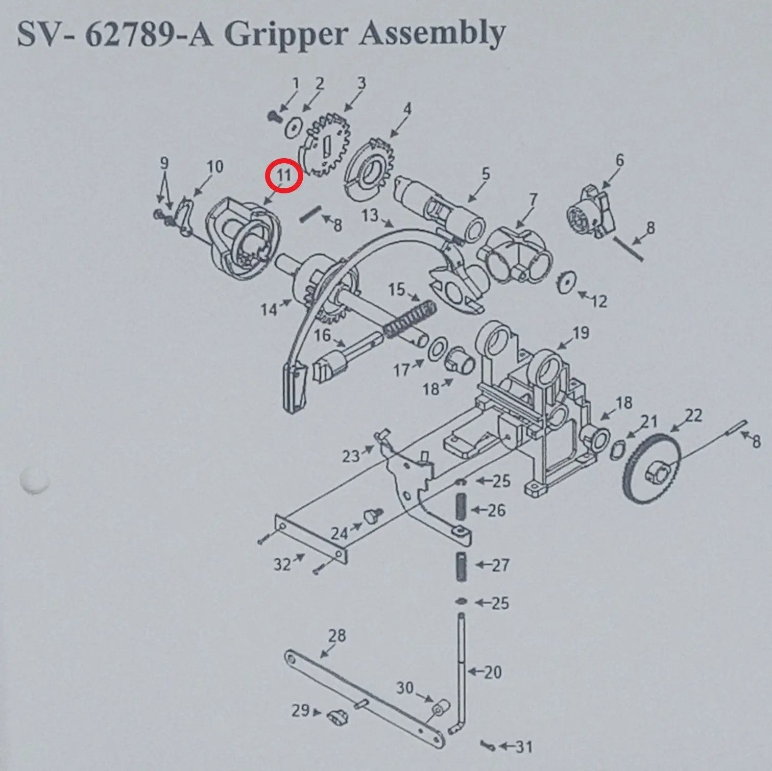 rock-ola-tone-arm-cam-62742-gripper-mechanikteil-f-r-vinyl-45-bubbler image 2
