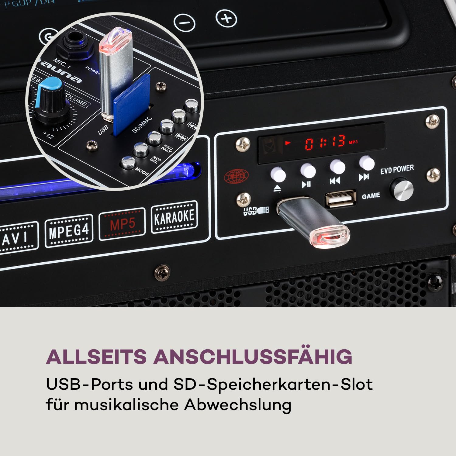 auna-pro-disgo-box-2100-dvd-mobile-pa-anlage-300w-mit-display-anthrazit image 6