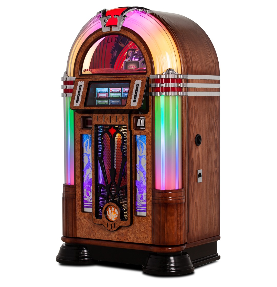 sound-leisure-manhattan-vinyl-jukebox-vinyl-musikbox-classic image 1