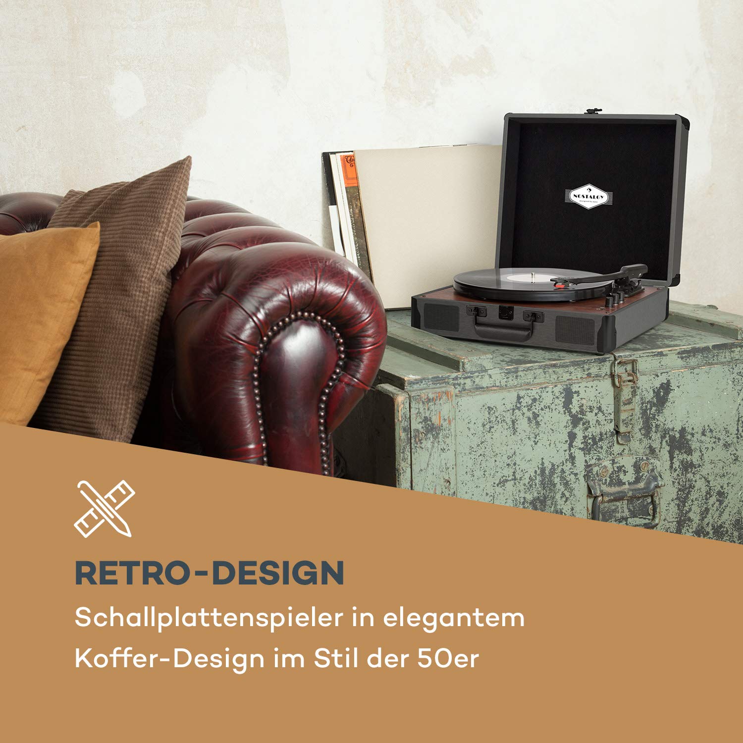 auna-billy-bob-retro-plattenspieler-im-koffer-vinyl-33-45-78-u-min-bluetooth-hol image 2
