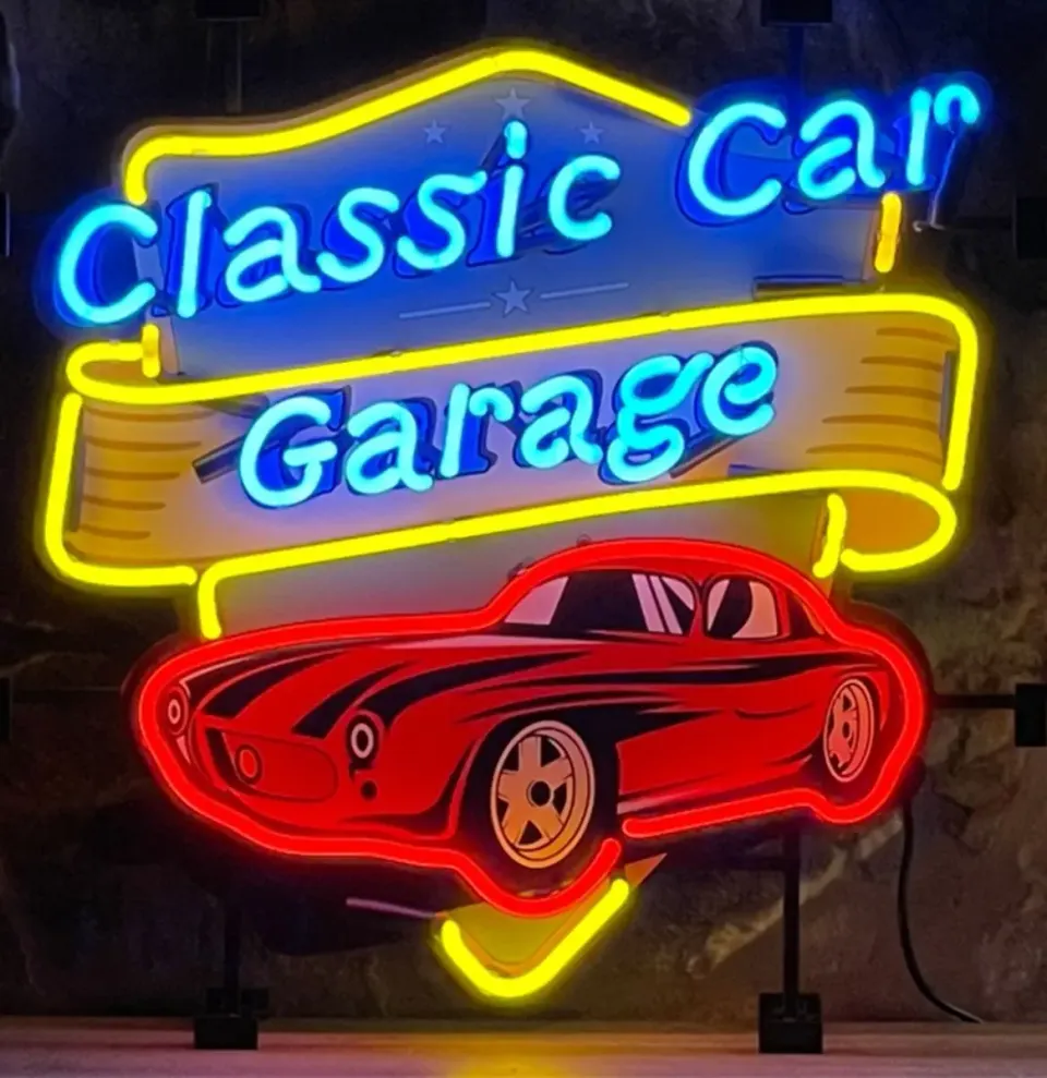 sound-leisure-classic-car-garage-neon-schild-f-r-bar-und-lounge image 1