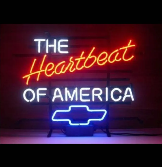 sound-leisure-neon-sign-heartbeat-of-america-retro-neon-werbeschild image 1