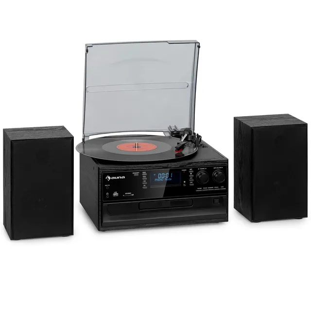 auna-plattenspieler-mit-lautsprecher-cd-usb-dab-radio-und-bluetooth-im-retro-des image 1