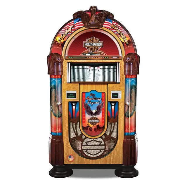 rock-ola-bubbler-harley-davidson-cd-jukebox image 1