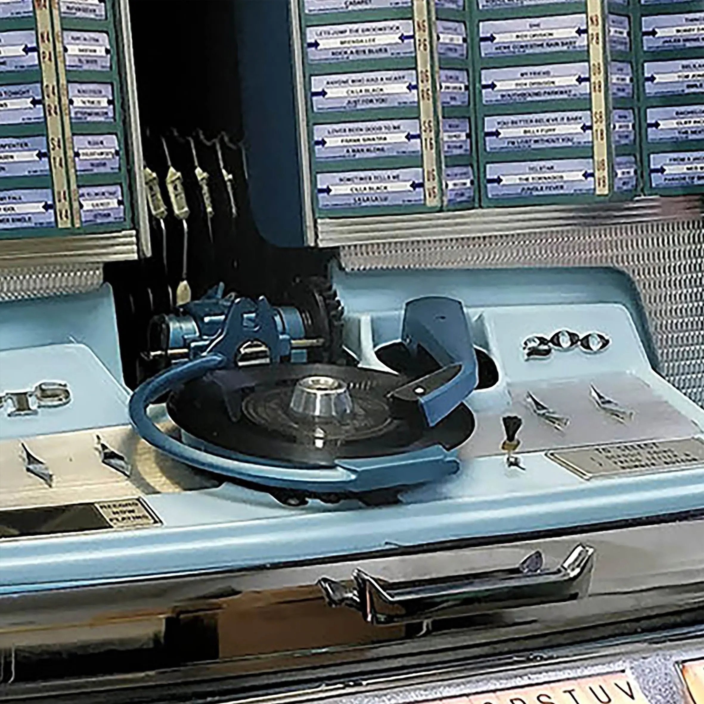 rock-ola-regis-1495-jukebox-1961-silber-vintage-original-restauriert image 6