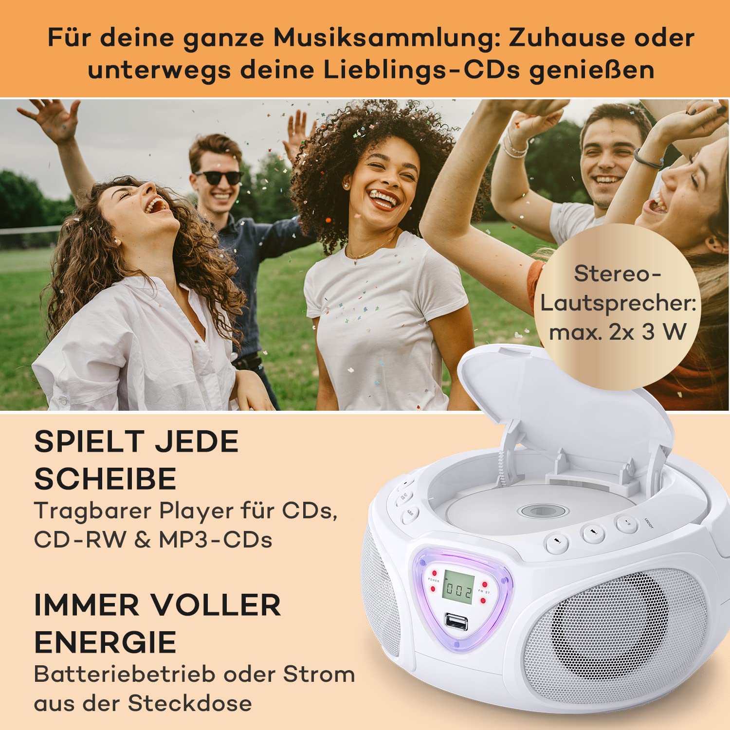 auna-roadie-ghettoblaster-stereoanlage-mit-bluetooth-cd-und-usb-wei image 3