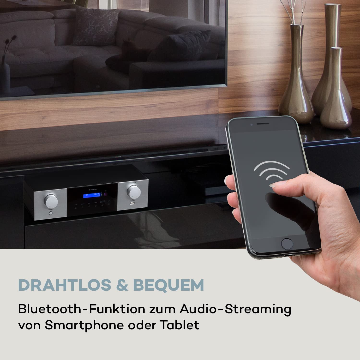 auna-amp-4000-dab-hifi-stereo-verst-rker-mit-dab-und-bluetooth-schwarz-wei image 3