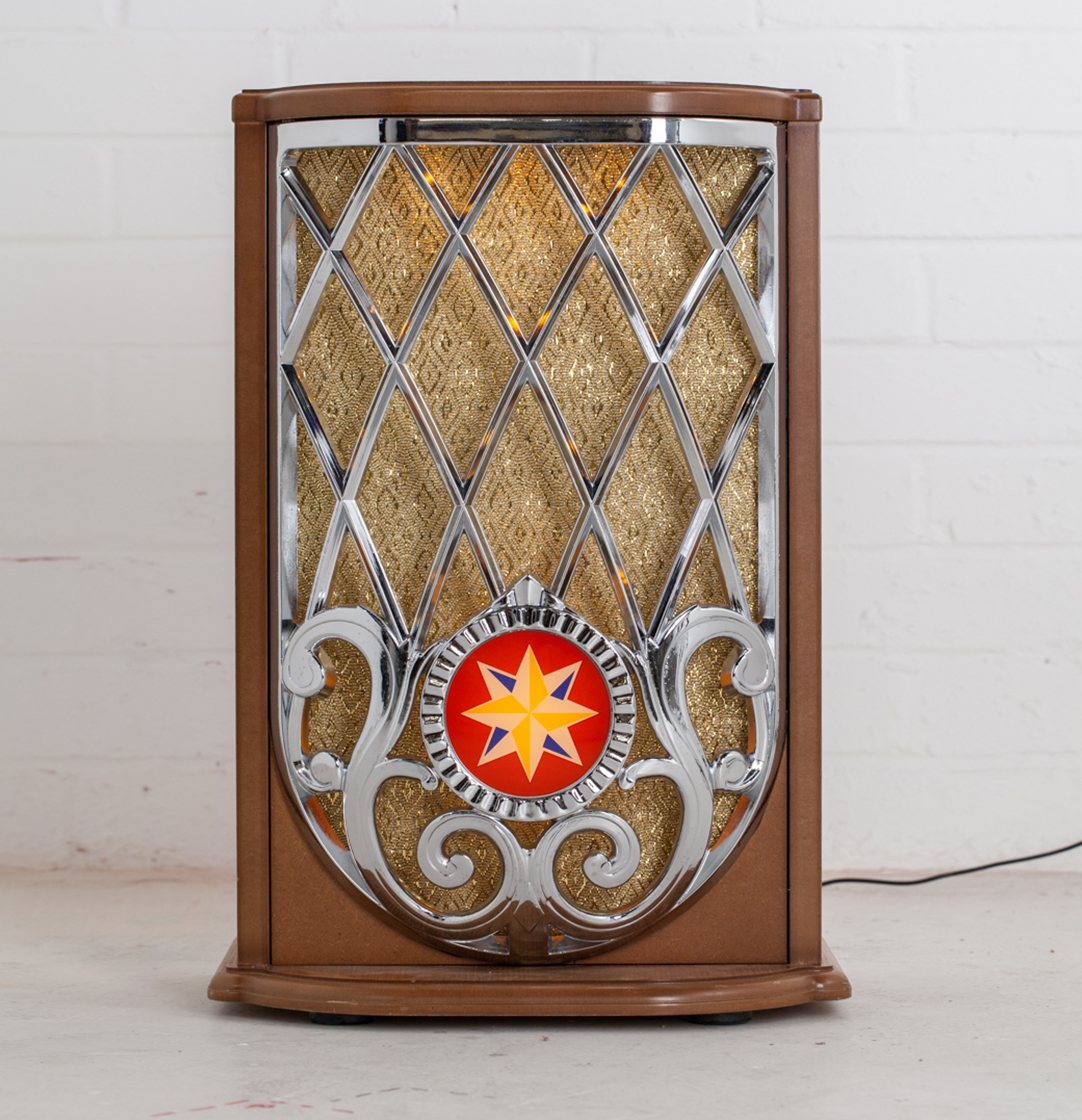 sound-leisure-sl15-lautsprecher-mit-wurlitzer-grill-1945 image 1