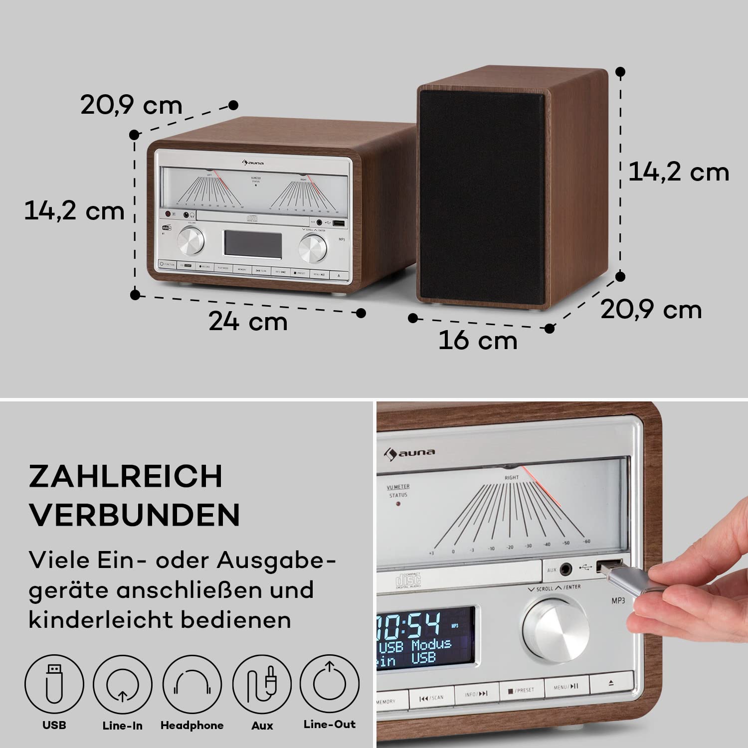 auna-micro-stereoanlage-mit-dab-cd-bluetooth-25w-mit-abnehmbaren-lautsprechern image 6