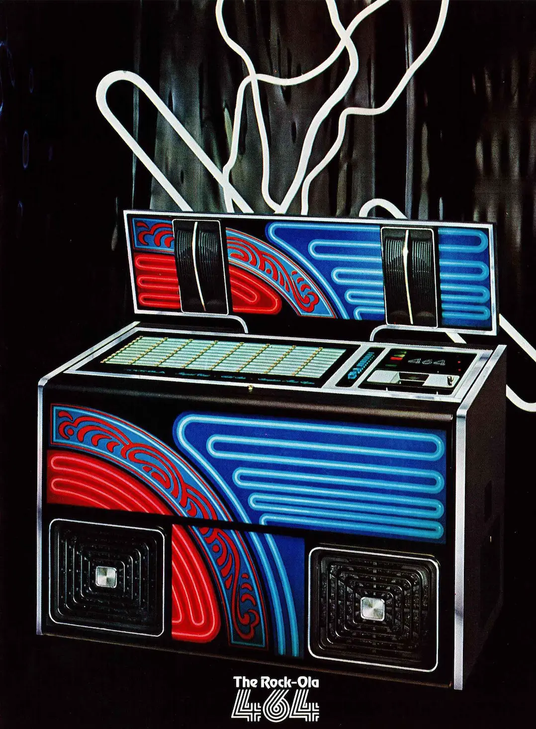 rock-ola-modell-464-original-1976-vinyl-jukebox-80x-45-singles image 2