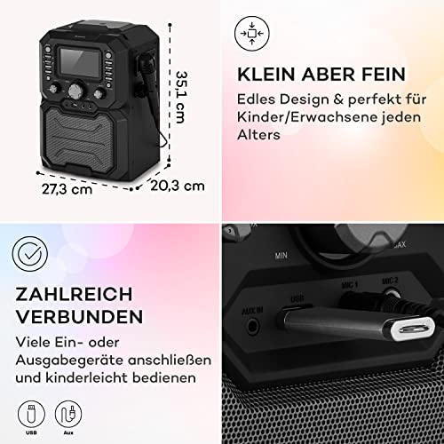 auna-ktv-karaoke-musikbox-mit-5-zoll-bildschirm-und-cd-player image 6