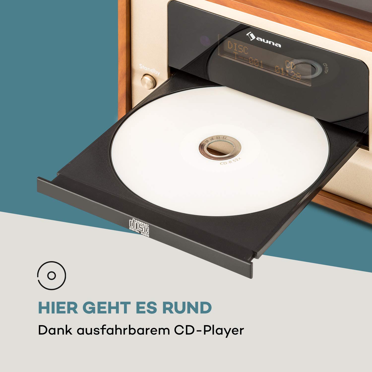 auna-oxford-retro-stereoanlage-mit-plattenspieler-cd-dab-und-bluetooth-champagne image 8