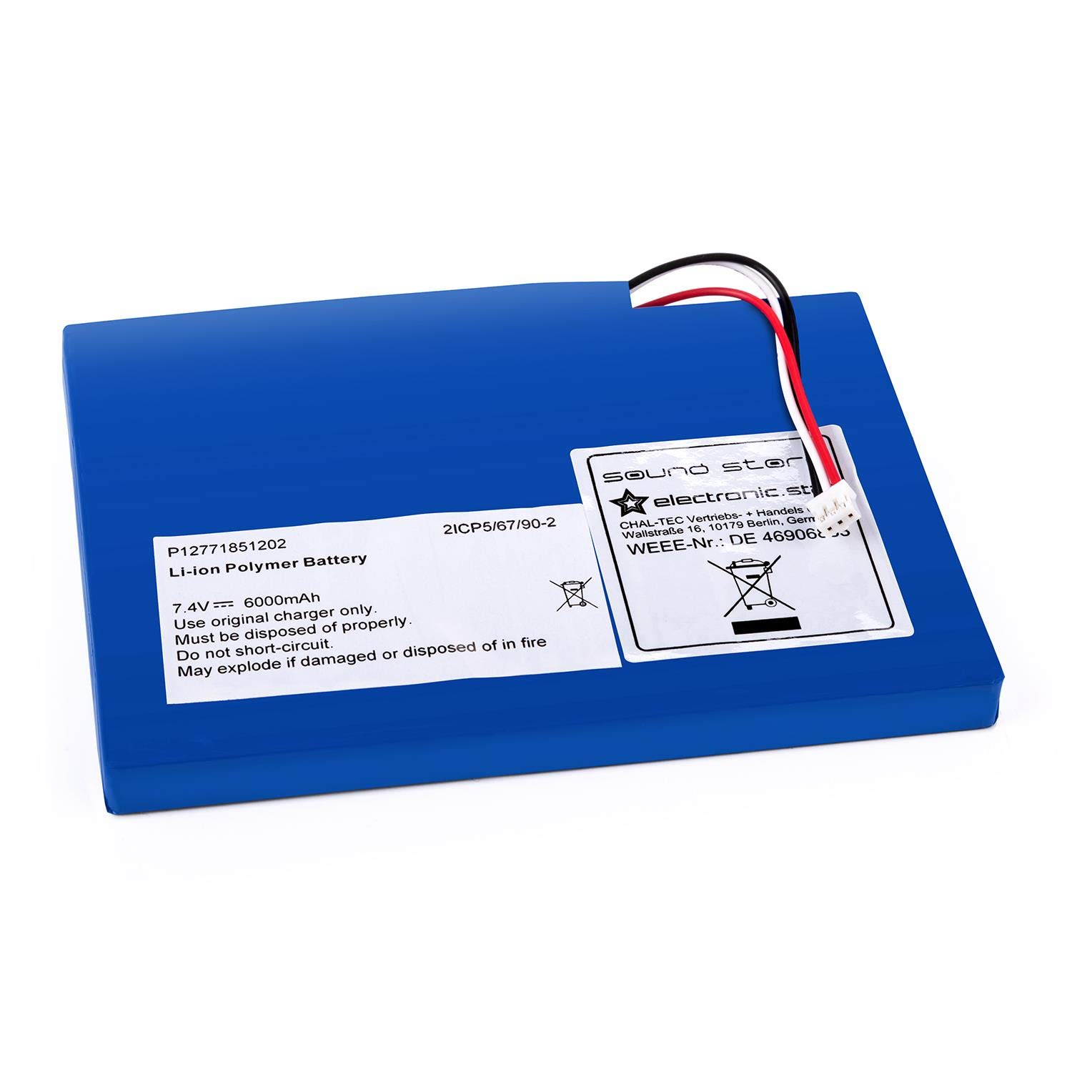 auna-ersatz-und-zusatzakku-f-r-soundstorm-boombox-6000mah-blau image 2