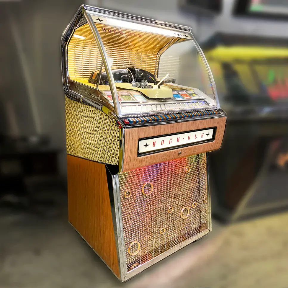 rock-ola-1455-jukebox-baujahr-1957-original-vintage-100-platten-wechsler image 1