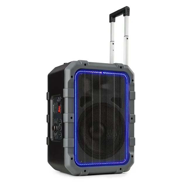 auna-spencer-mobiler-pa-lautsprecher-60-watt-ipx4-schwarz-grau image 1