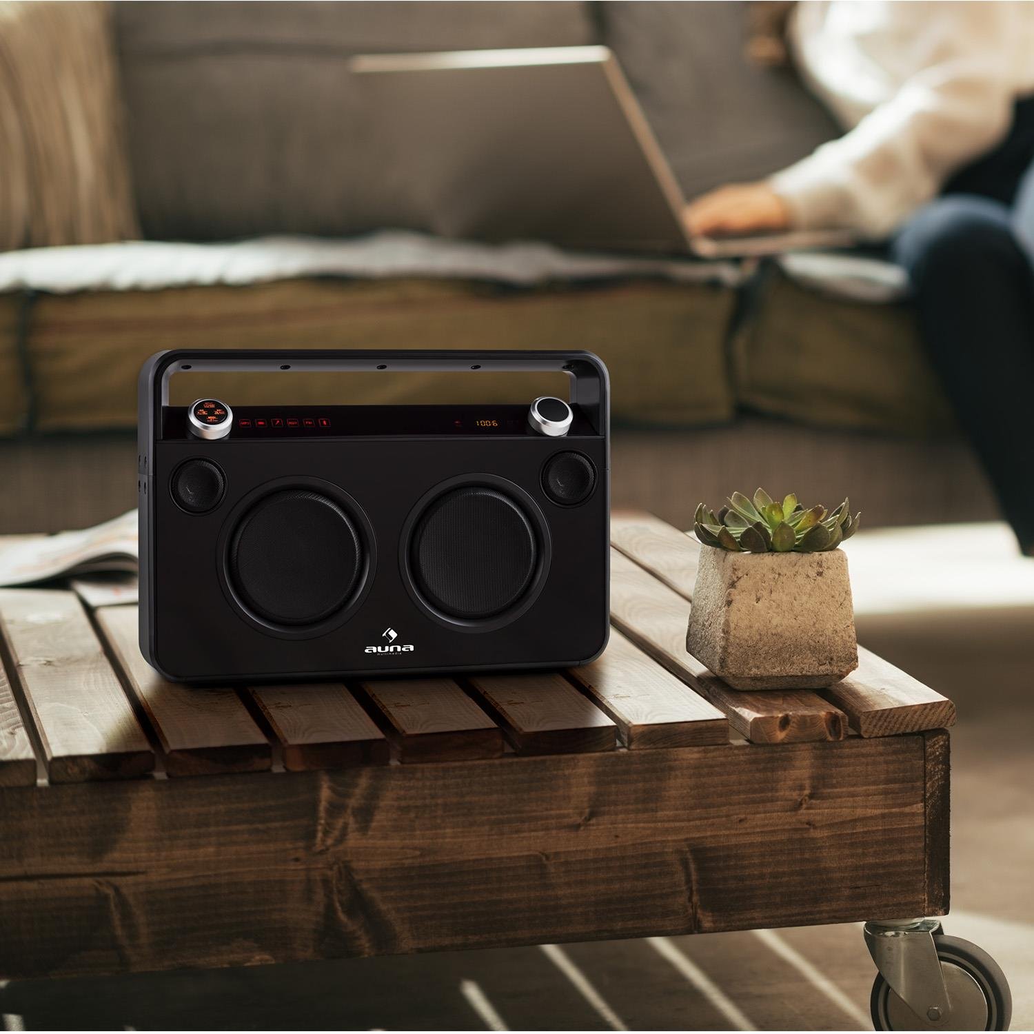 auna-bebop-ghettoblaster-boombox-bluetooth-schwarz image 5