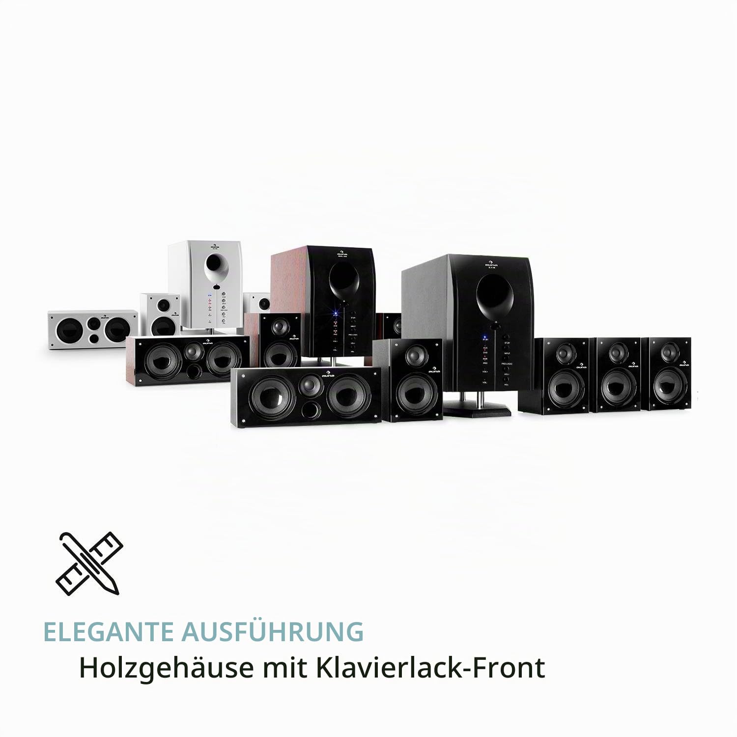 auna-areal-525-5-1-soundsystem-heimkino-125-watt-schwarz image 3