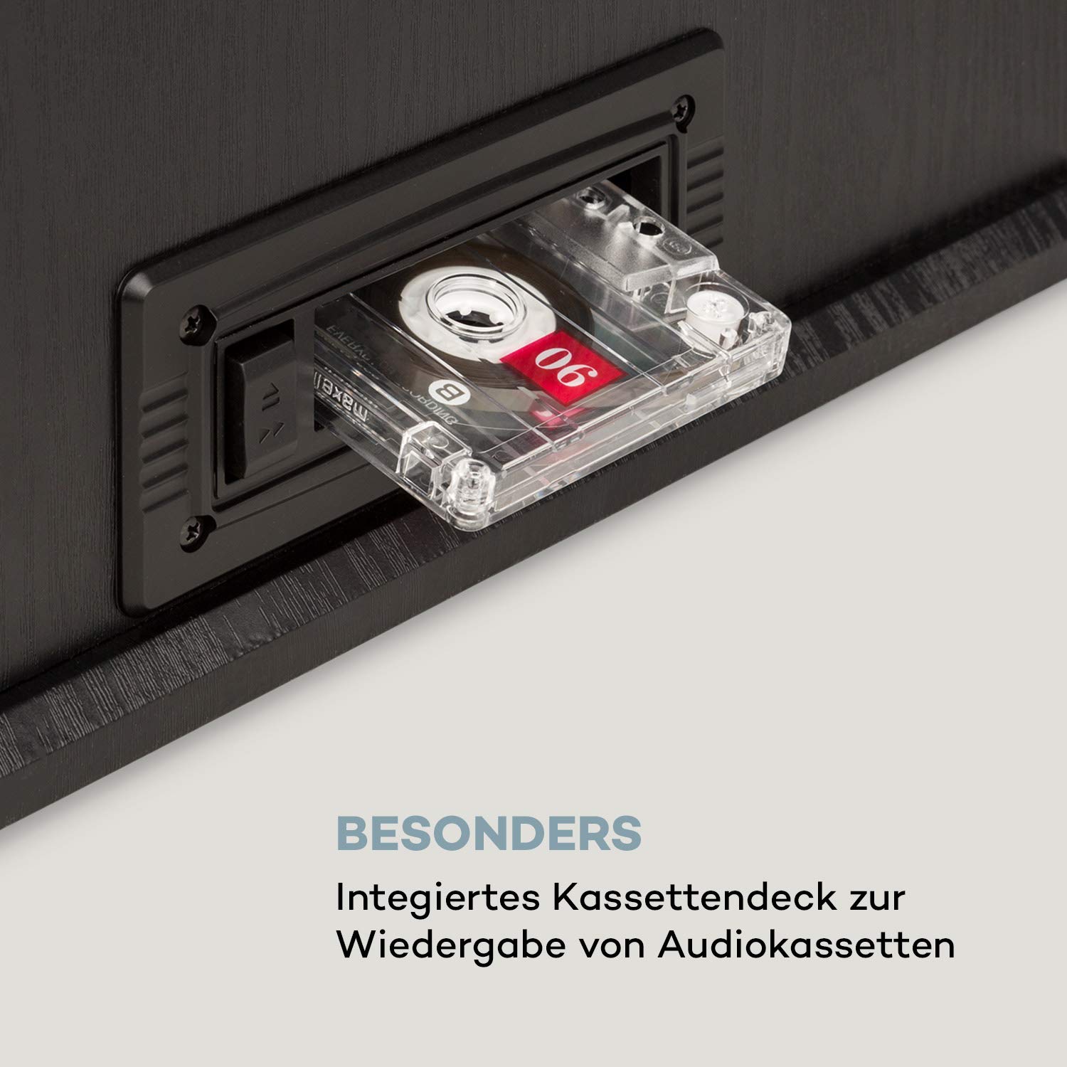 auna-nr-620-dab-stereoanlage-mit-plattenspieler-cd-und-kassette-schwarz-holzdesi image 6