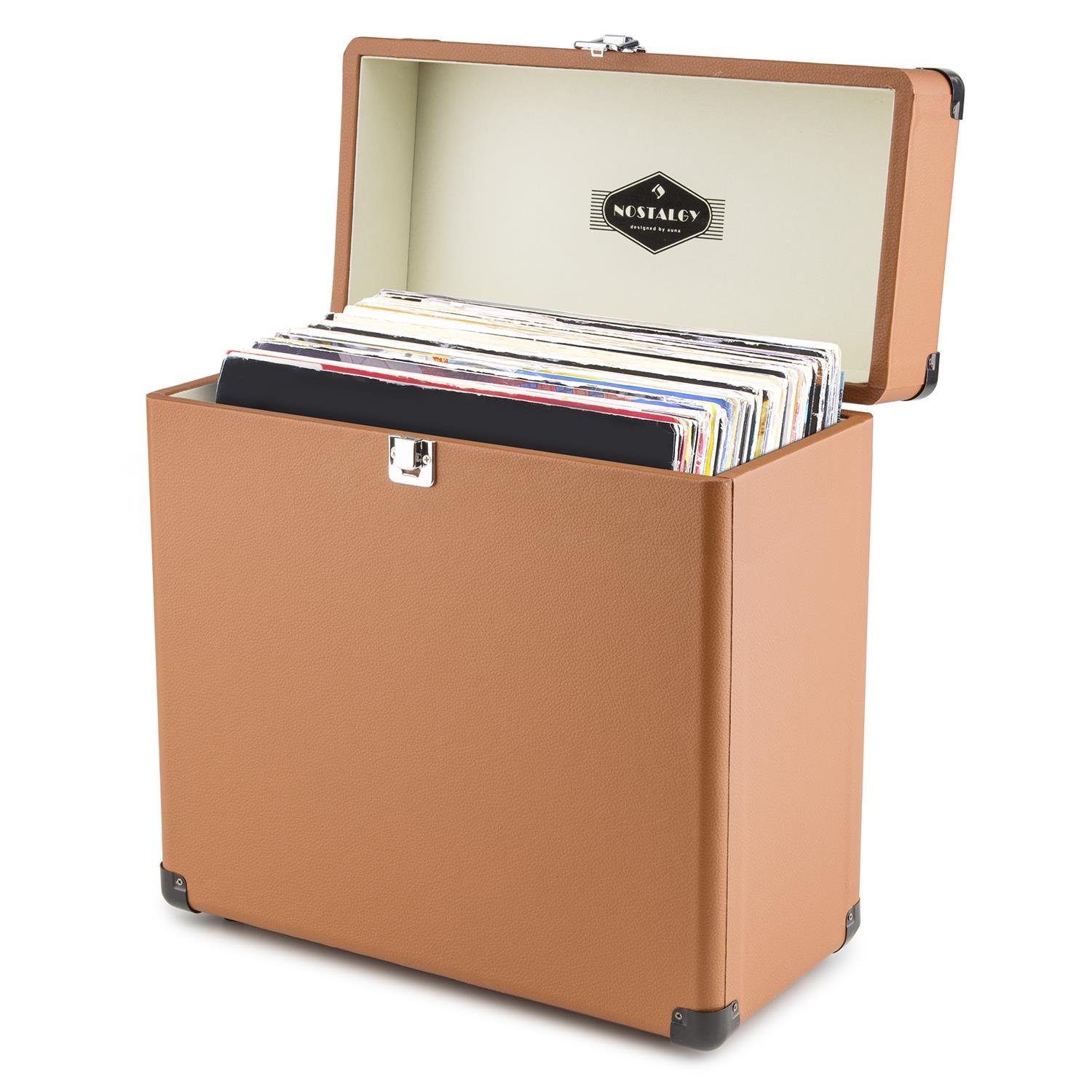 auna-tts6-br-schallplattenkoffer-f-r-30-lp-recordbox-braun image 6