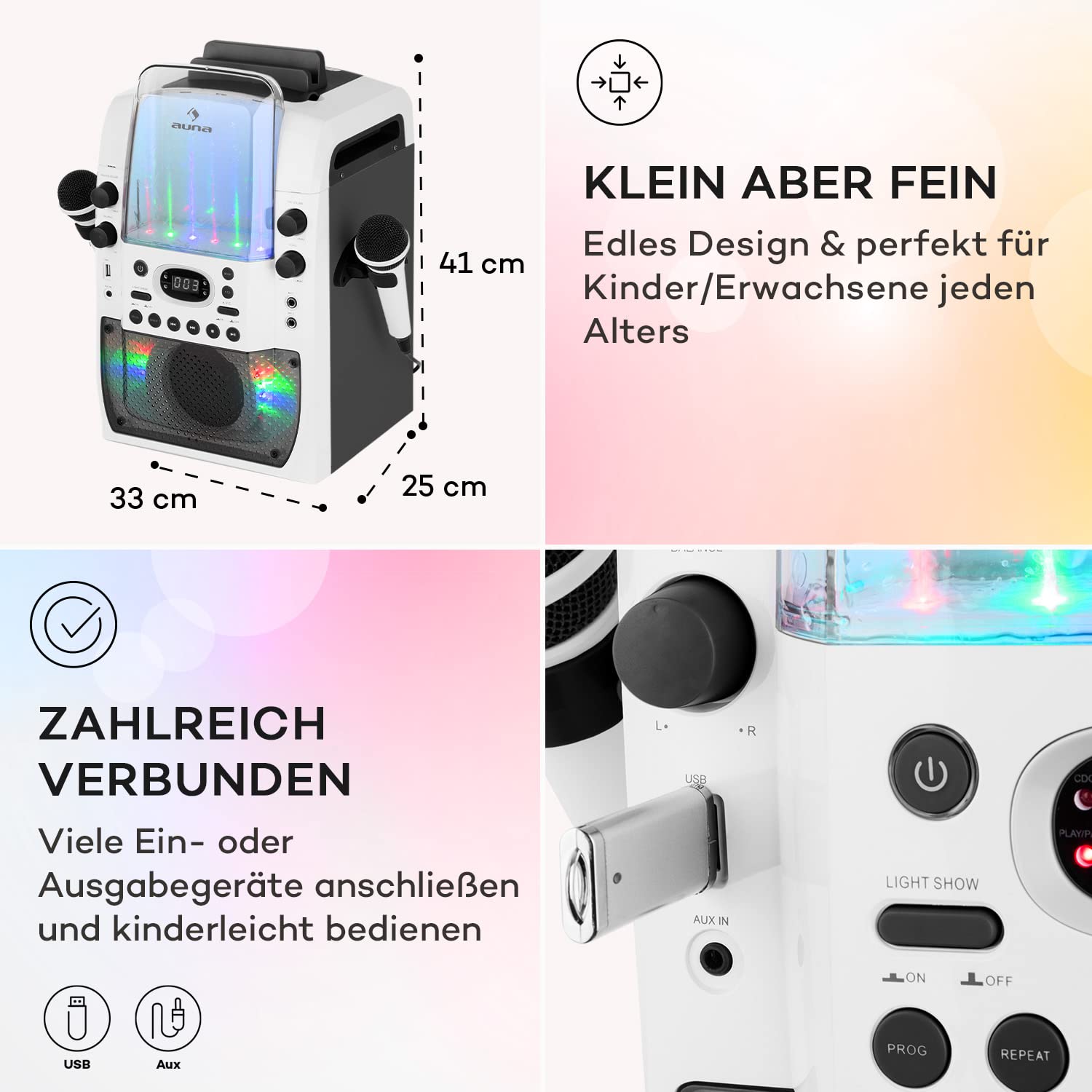 auna-ktv-karaoke-musikbox-mit-cd-player-bluetooth-und-2-uhf-mikrofonen image 6