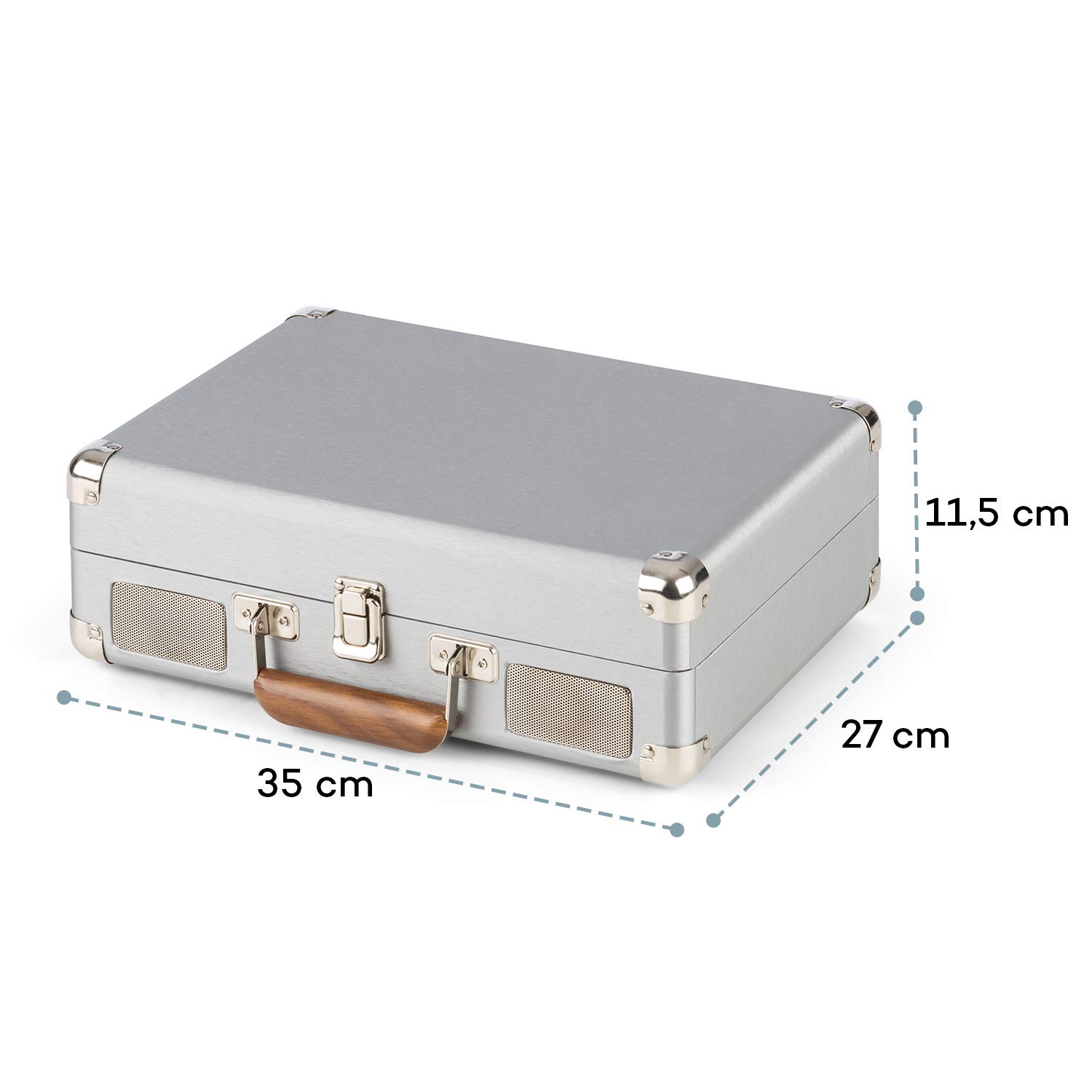 auna-peggy-sue-schallplattenspieler-mit-lautsprecher-silber image 8