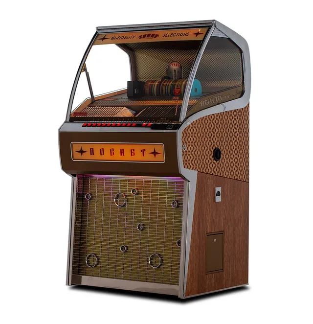 sound-leisure-rocket-cd-jukebox-50s-retro-jukebox-im-rocket-88-design image 1