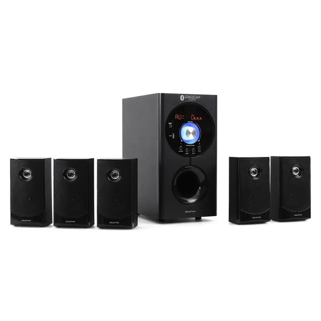 auna-concept-5-1-soundsystem-heimkino-95w-mit-bluetooth-usb-und-sd-schwarz image 1