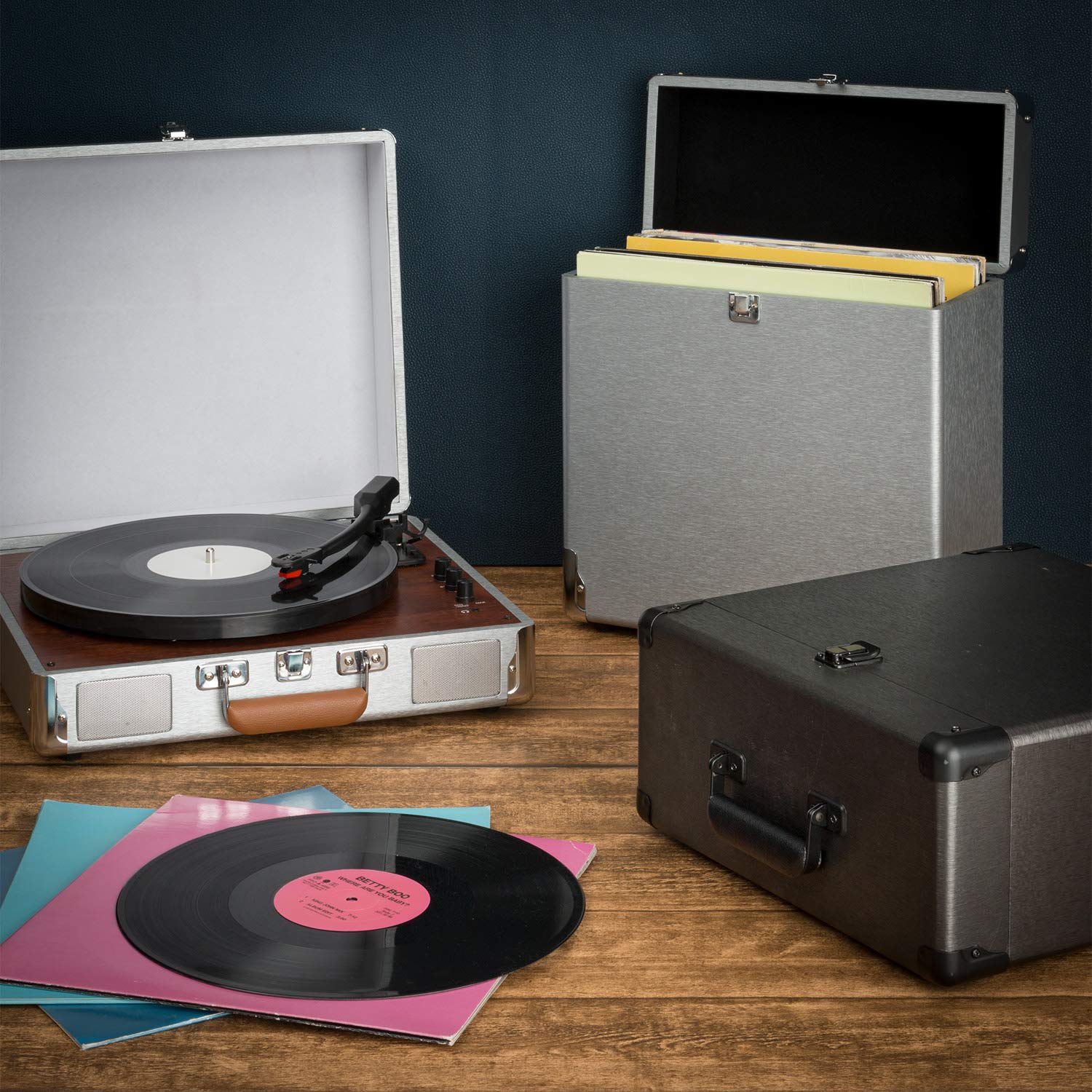 auna-vinylbox-schallplattenkoffer-f-r-30x-12-lps-aluminium-silber image 6