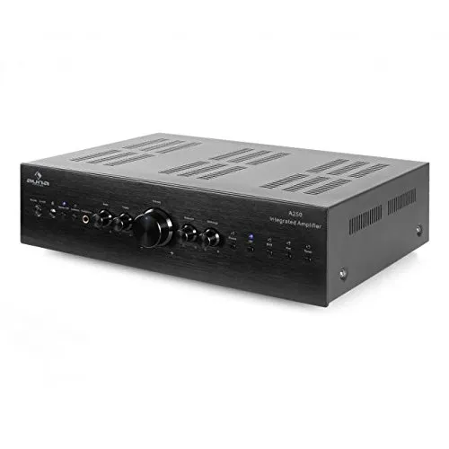 auna-av2-cd708-stereo-verst-rker-hifi-verst-rker-mit-5-cinch-eing-ngen-und-3-ban image 1