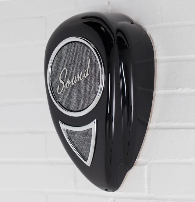 sound-leisure-teardrop-lautsprecher-manhattan-polycarbonat-chrom image 1