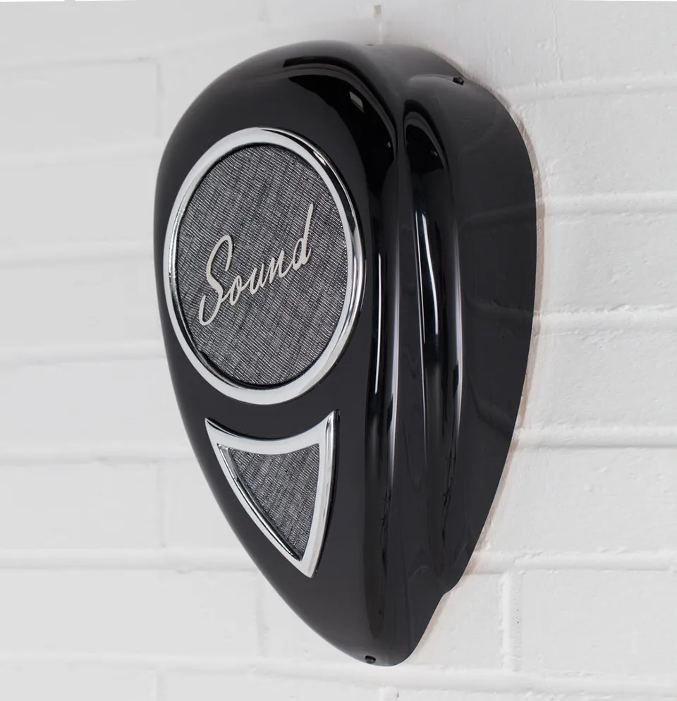 sound-leisure-teardrop-lautsprecher-manhattan-polycarbonat-chrom image 1