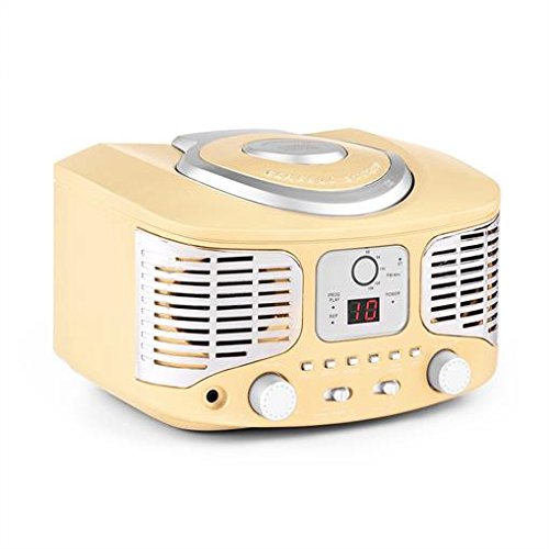 auna-rcd320-nostalgie-cd-radio-stereoanlage-mit-ukw-und-aux-creme image 1