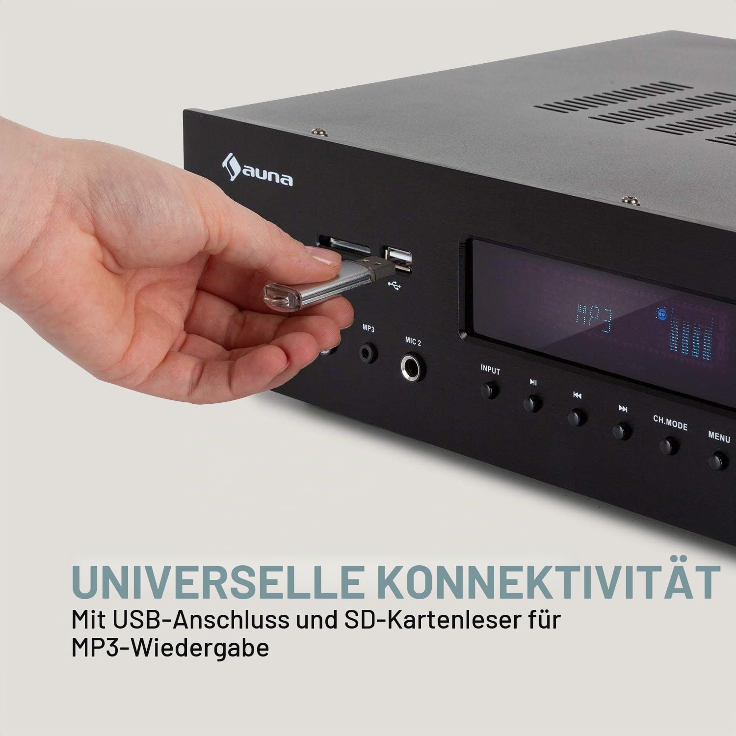 auna-amp-h260-5-1-receiver-verst-rker-mit-bluetooth-hdmi-und-usb-schwarz image 4