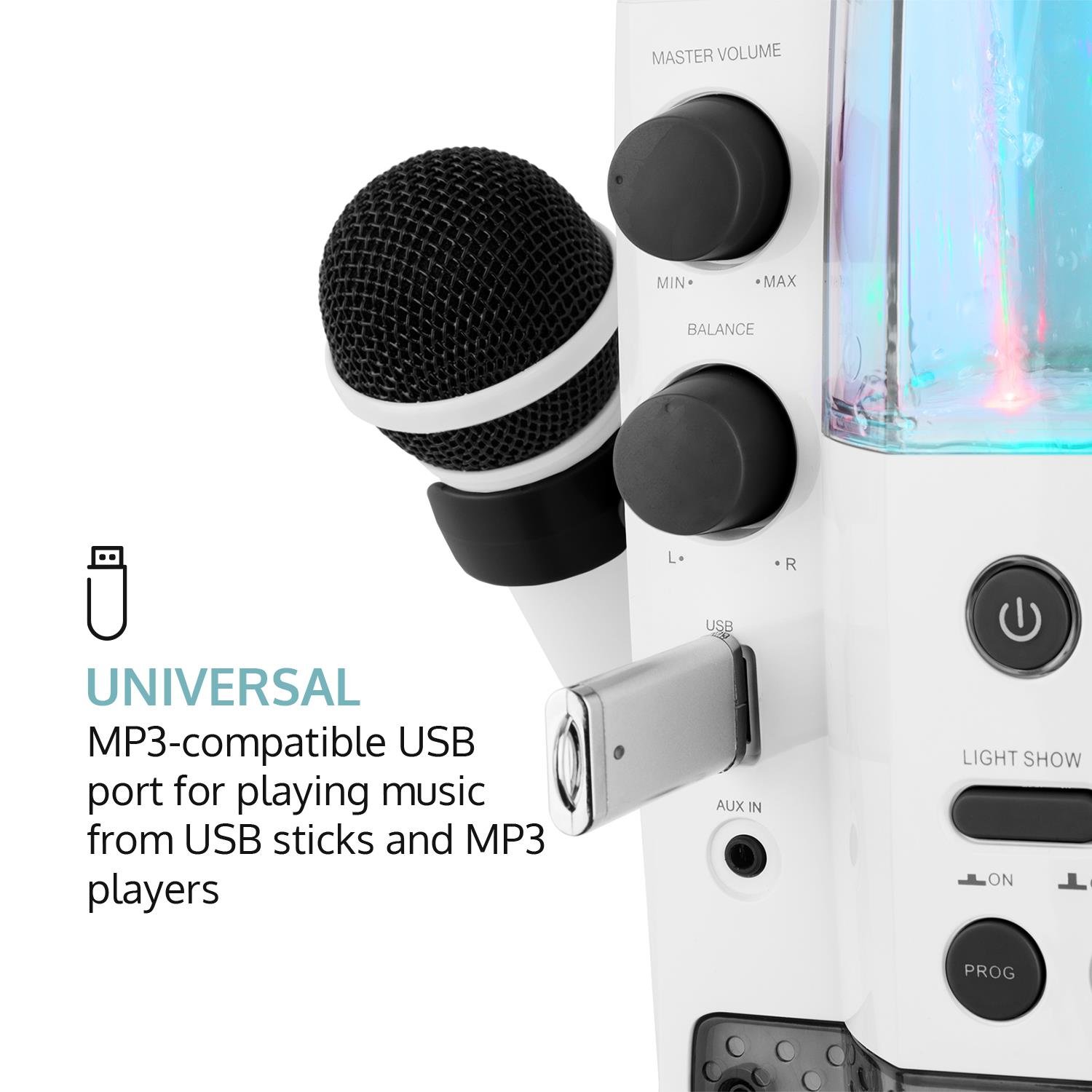 auna-kara-liquida-bt-karaoke-anlage-mit-dazzl-mic-set-und-led-wasserfont-ne-grau image 6