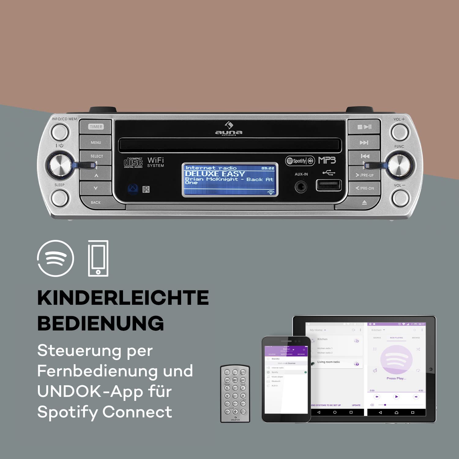 auna-kr-500-cd-unterbau-k-chenradio-internetradio-grausilber-mit-cd-spotify-conn image 6