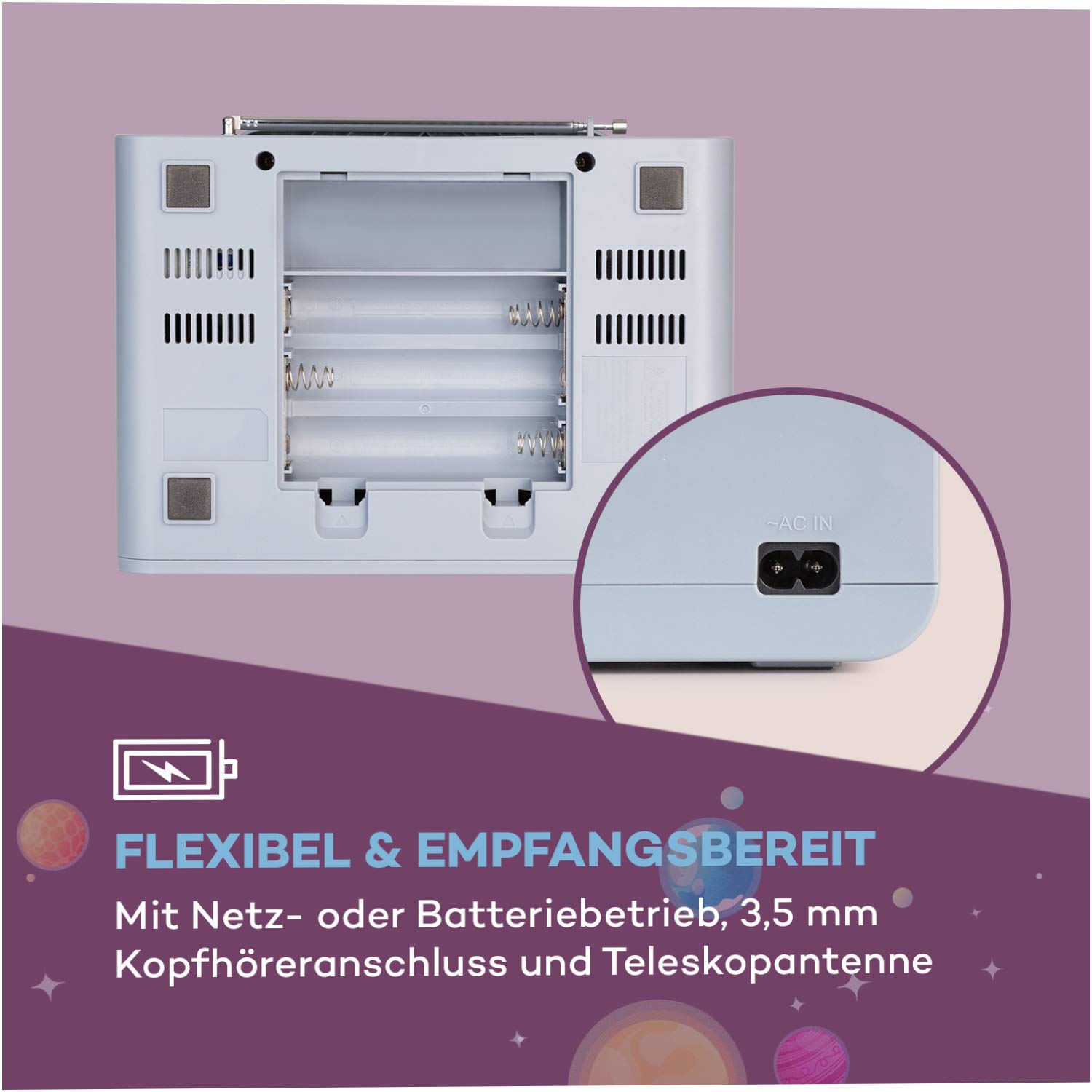 auna-kidsbox-cd-boombox-kinder-cd-player-mit-handmikrofon-bluetooth-usb-led-disp image 8