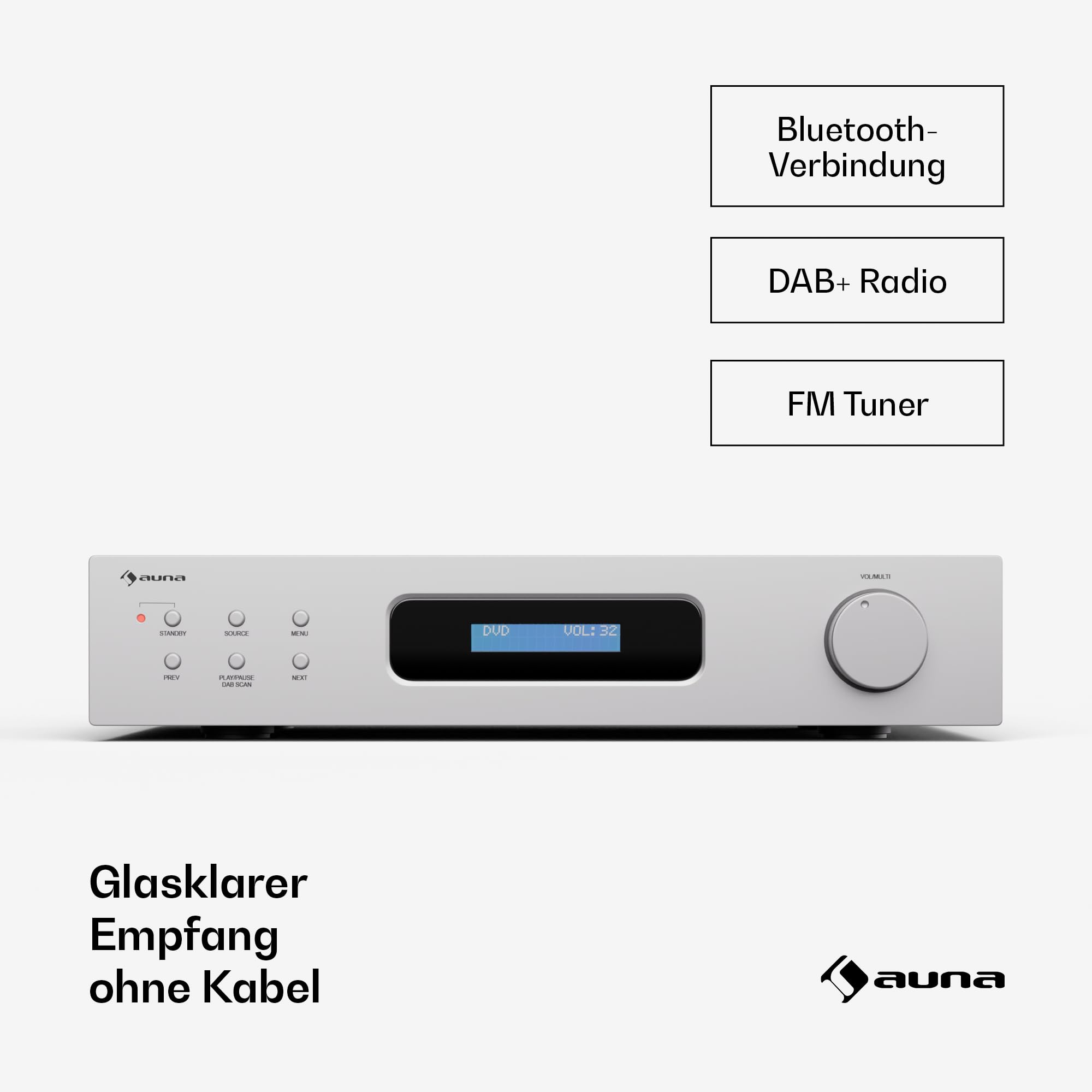 auna-art22-hifi-stereo-verst-rker-mit-bluetooth-dab-2x60w-wei-silber image 3